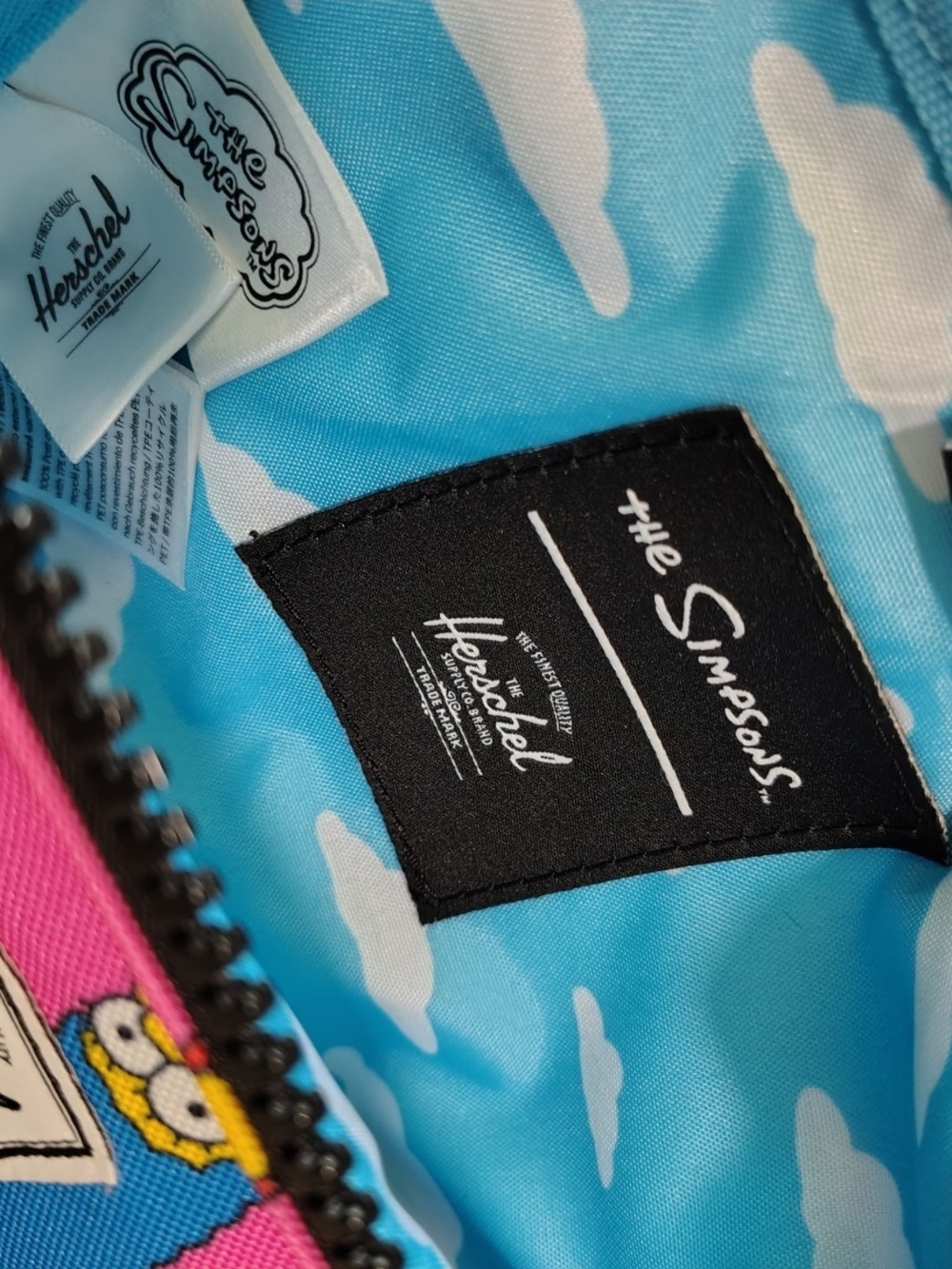 Herschel x The Simpsons Marge Pink Fanny Pack Belt Bag - Picture 3 of 5